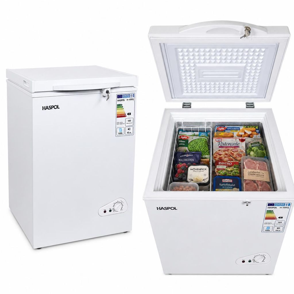 HASPOL H-100Q vrieskist 2-in-1 100 l, koel- of Productafbeelding  AI-gegenereerde afbeelding