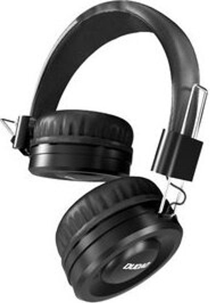 Dudao Earphone On-Ear Ohrhörer Over Ear Headset Headset mit 3,5 Anschluss Kabel AUX schwarz (X21 black)