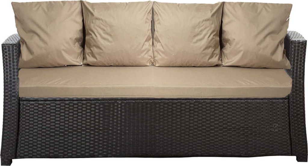 Cuscini per divano da giardino - Seduta 170x60x7, schienale Immagine del prodotto 