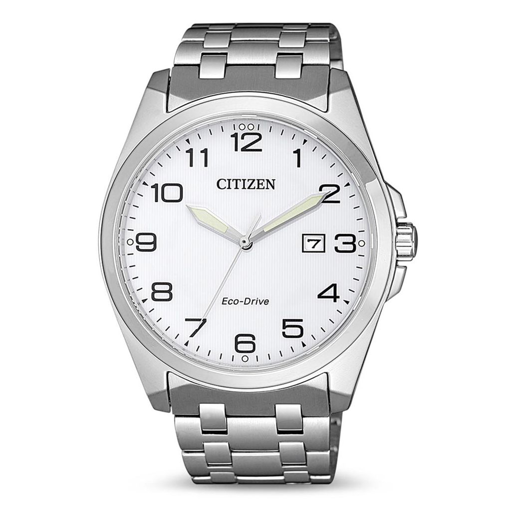 Citizen Herren-Uhr Eco-Drive Analog Quarz Edelstahl-Armband Produktbild 
