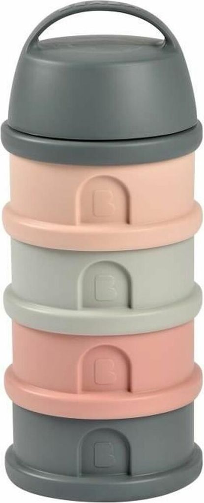 Milchpulver-Portionierer Béaba Rosa/Grau