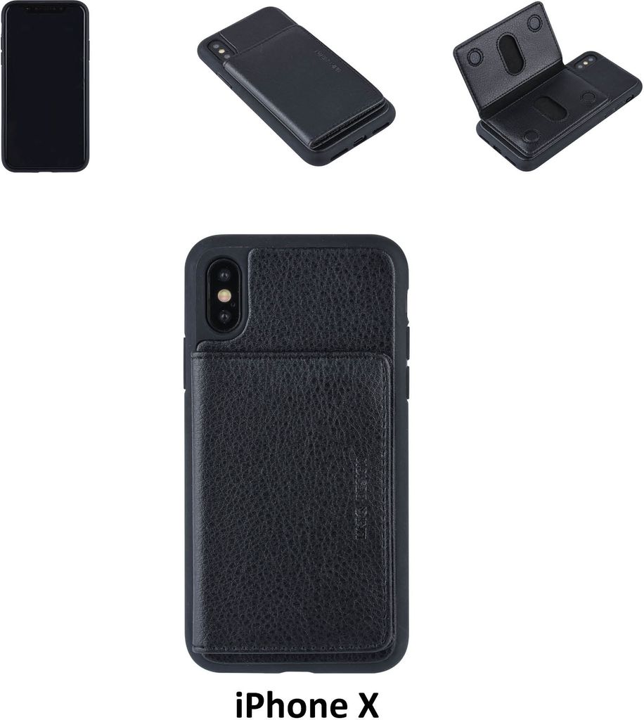 Back Cover for iPhone X - Black