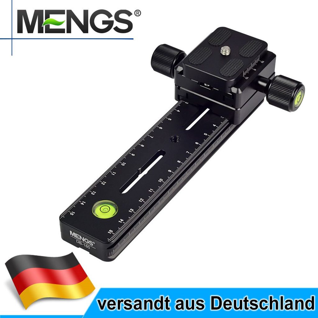 MENGS PAN-B3 Panorama Klemme+Schnellwechselplatte Für DSLR Arca-Swiss Stativkopf 