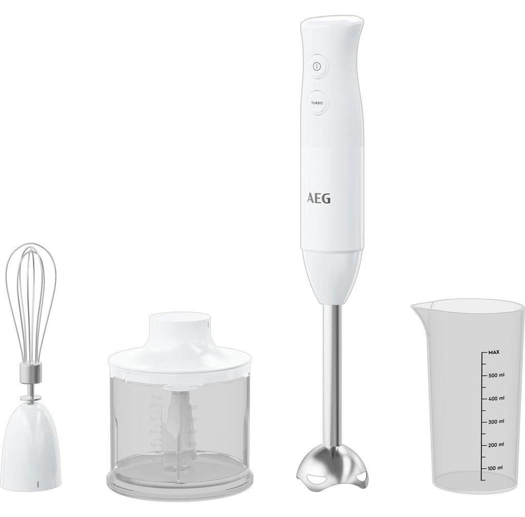 AEG Stabmixer Set HB4-1-6CW Deli 4 HB4-1-6CW Weiß Produktbild 