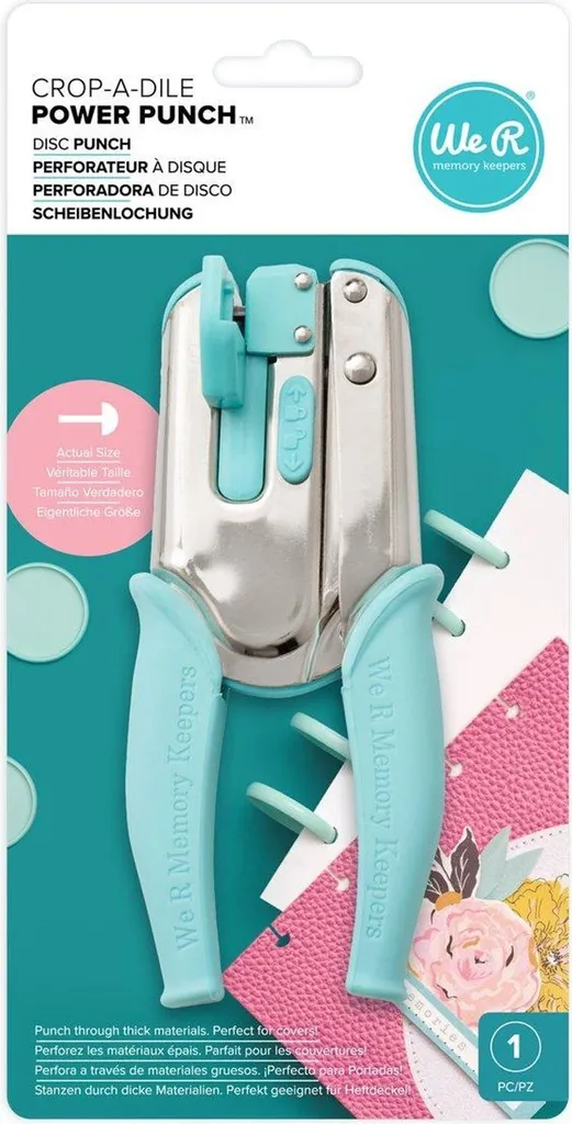 We R Memory Keepers Crop-A-Dile Disque Power Punch pour Planner