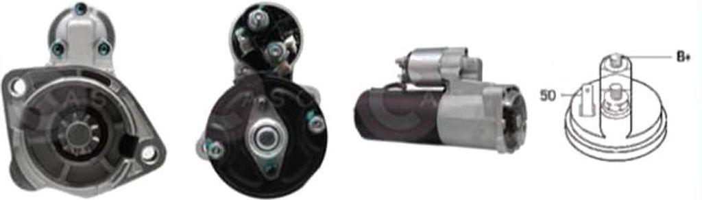 CASCO CST10221AS Starter Anlasser 1,80kW für VW PASSAT Variant (3B6) 12V