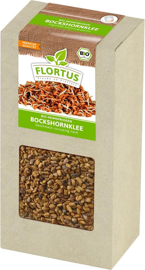 Keimsprossen Bockshornklee | Keimsprossen von FLORTUS, Menge:200 g