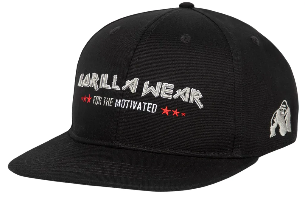 Cappellino Wayne Snapback Nero Gorilla Wear - Qualità Professionale
