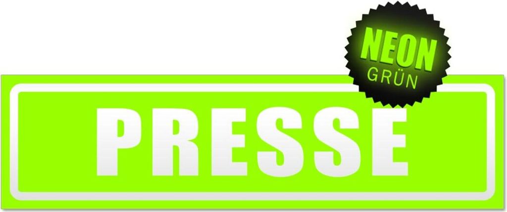 Presse invertiert Magnetschild Schild magnetisch