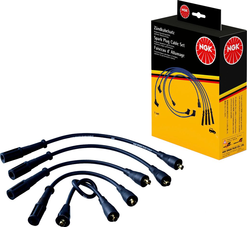 Zündleitungssatz 5 Kabel schwarz NGK Aftermarket-Expertise für u.a. FIAT DUNA