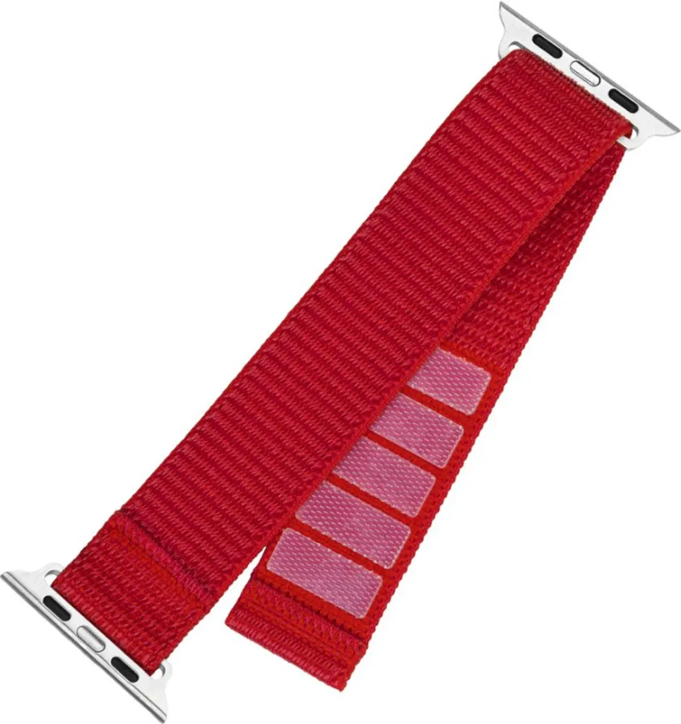 Cinturino Nylon Rosso per Apple Watch 38/40/41 mm - 160-210mm