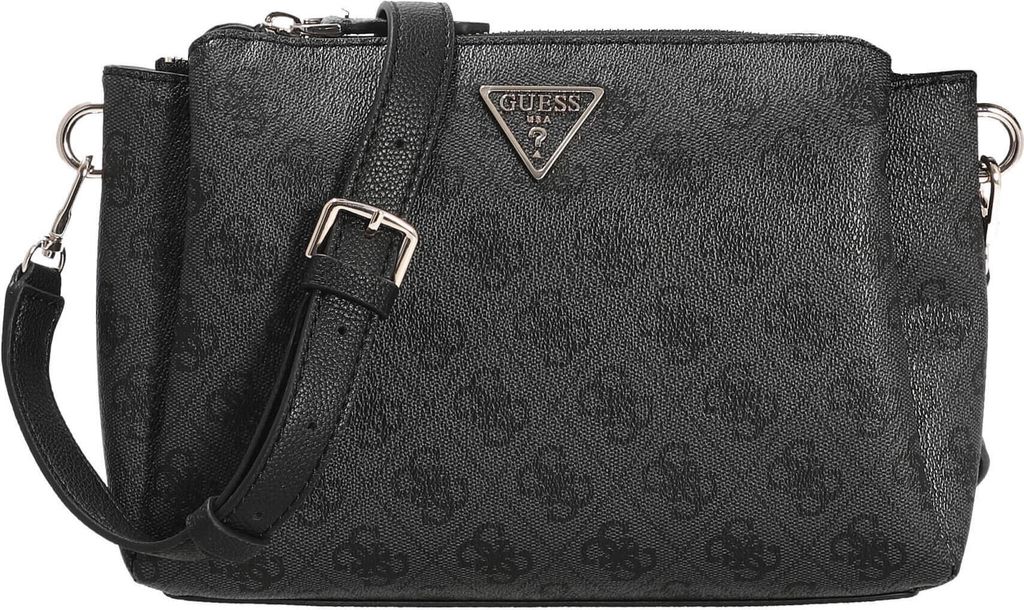 Guess Handtasche NOELLE Tri Compartment Coal Logo Produktbild 4