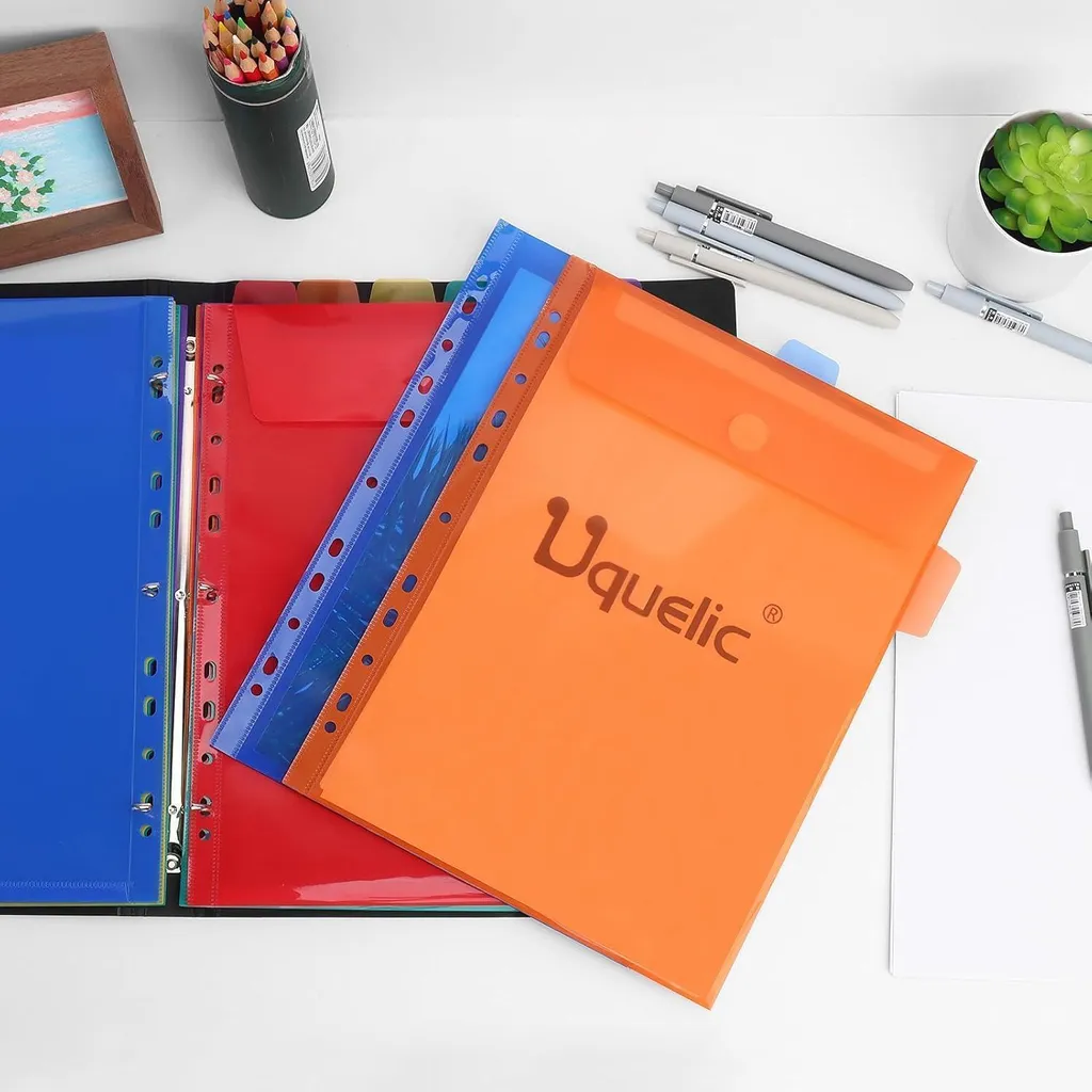 Trieur de Documents A4 Extensible 24 Compartiments - Pack de 2 Noir Chic - 7