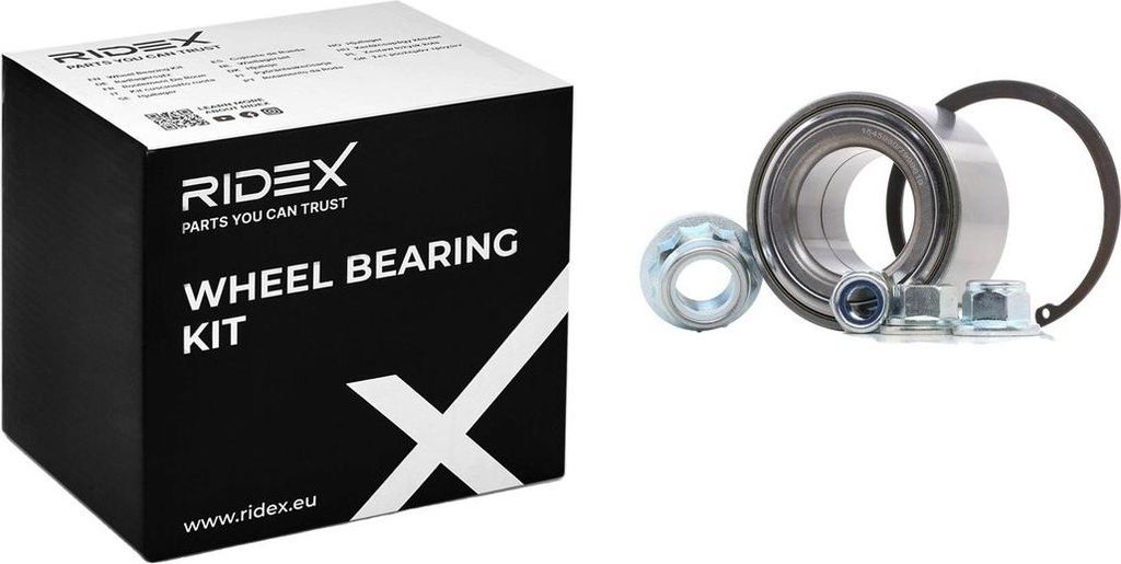 RIDEX Radlagersatz Vorne Hinten für VW Golf IV Schrägheck (1J1) Kugellager 74mm 654W0004