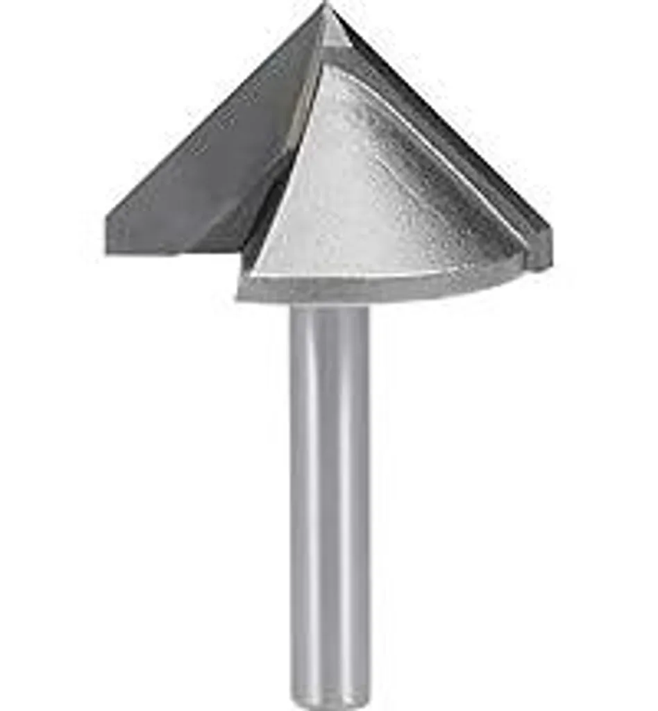 Fresa Professionale a V 90° per CNC e Router | 32mm Titanio