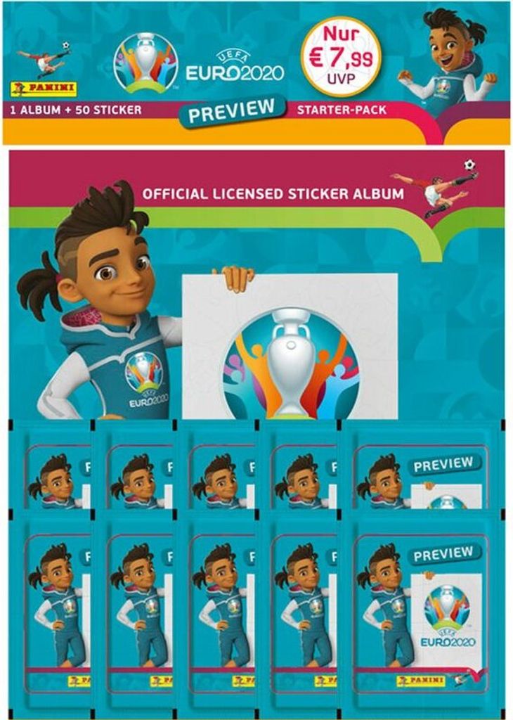 Panini - EURO 2020 Preview - naklejka kolekcjonerska - 1 Zdjęcie produktu 