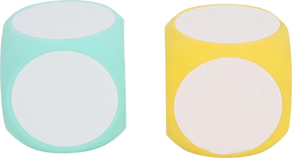 Blocs effaçables pour enfants - Dés géants personnalisables 2 pièces