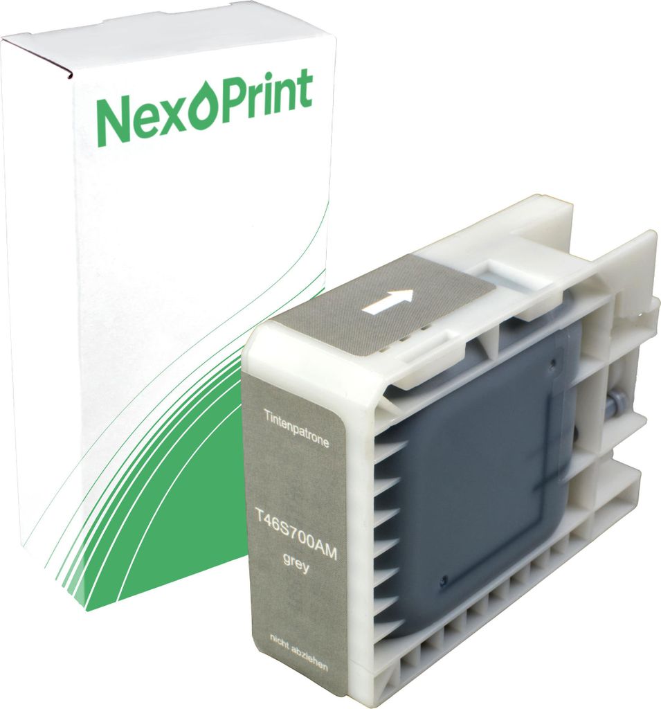Druckerpatrone kompatibel zu Epson C13T46S700 T46S7 grau SureColor SC-P 700