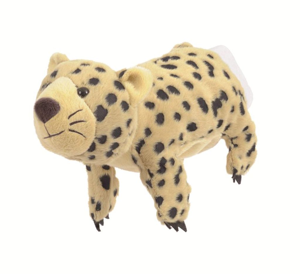 Egmont Toys Handpuppe, Fingerpuppe, Puppentheater Motiv: Leopard, 24 cm