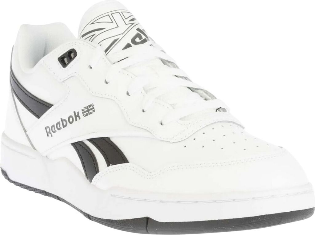 Reebok - Herren/Damen Uni Sneaker "BB 4000 II", Leder GT2374 (37 EU) (Weiß/Schwarz)