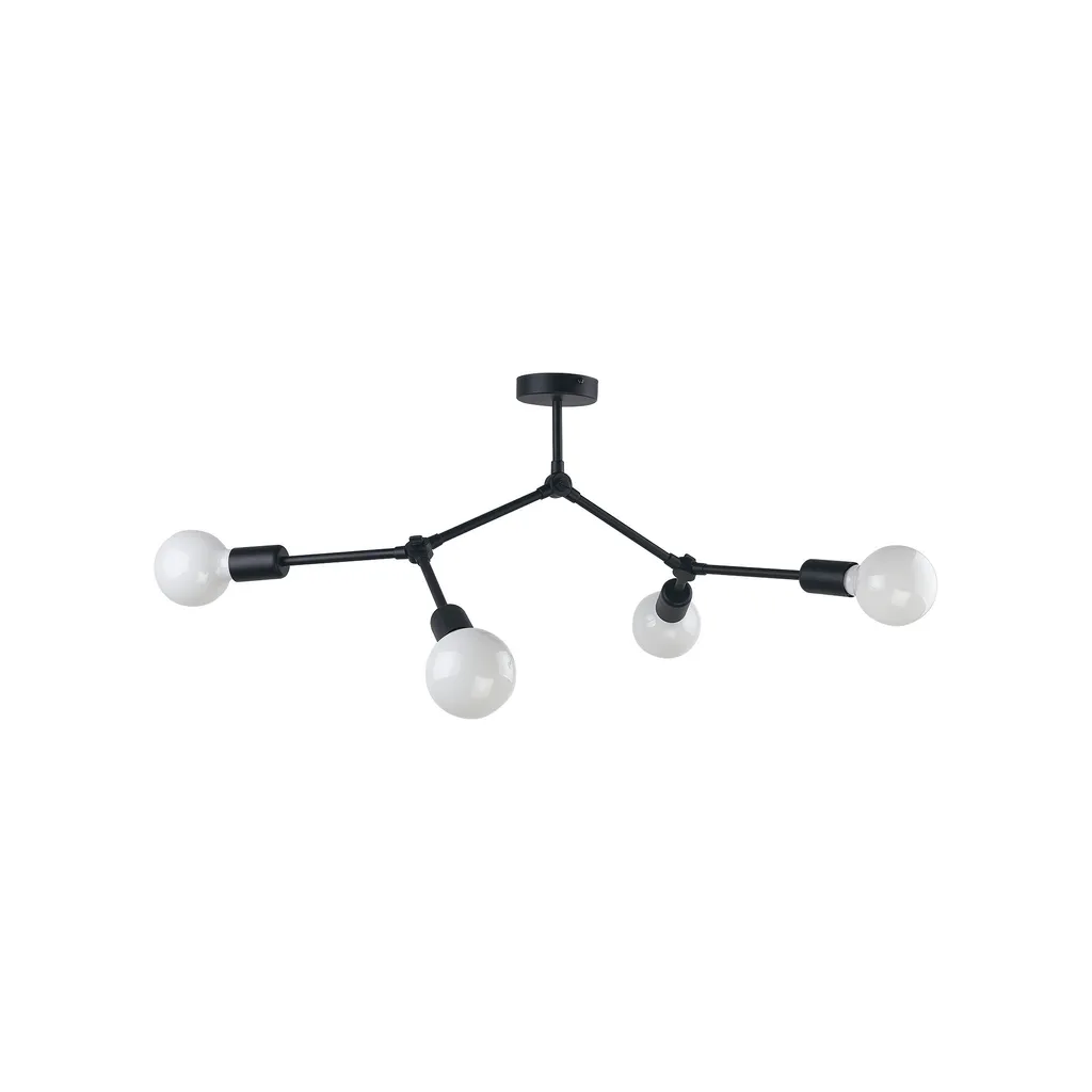 Lustre TWIG Noir Nowodvorski : Éclairez vos Grandes Pièces avec Style