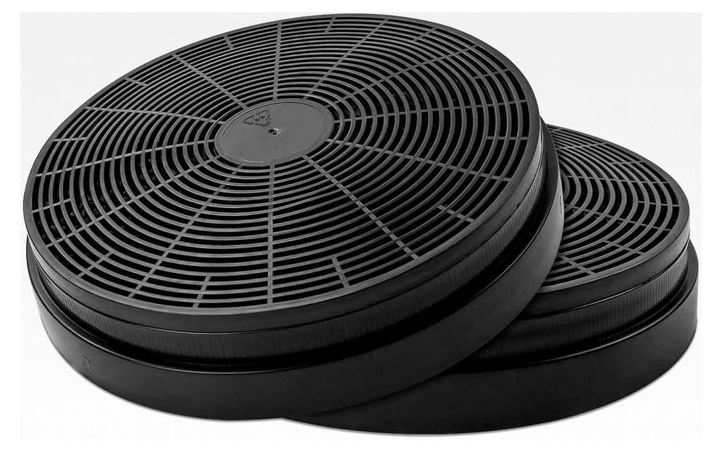 Aktivkohlefilter für verschiedene Dunstabzugshauben von Respekta, Bomann, PKM - Kohlefilter Ersatzteil - 175mm (2 Stück)