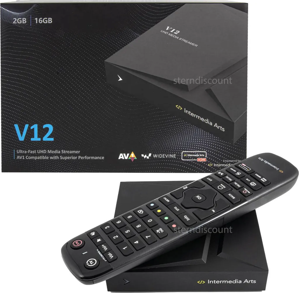 Passerelle Multimédia 4K Android 11 V12 avec Connexion Gigabit LAN - 6