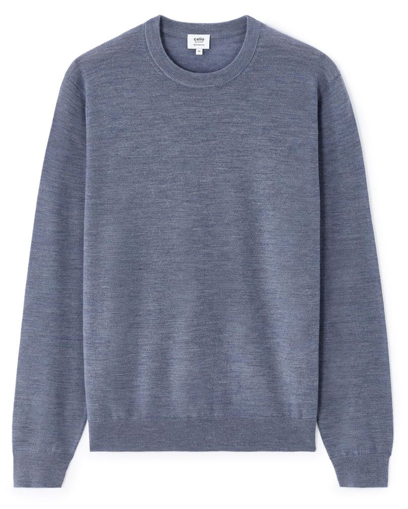 Celio Semerirond Merinowollpullover M