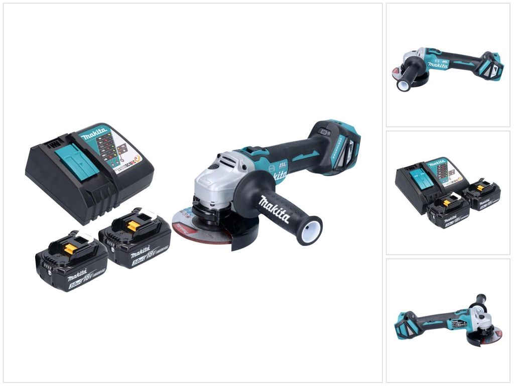 Makita DGA 513 RF Akku Winkelschleifer 18 V 125 mm Produktbild 