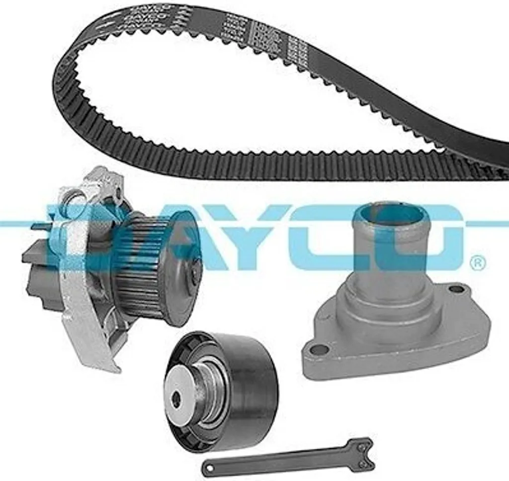Dayco Kit de Distribution Haute Résistance avec Pompe à Eau Fiat Doblo
