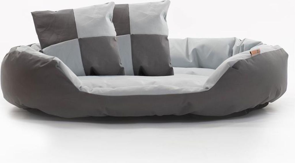 Hundebett Hundekissen Hundekorb 150x120x25 cm Haustierbett Hundesofa Grau