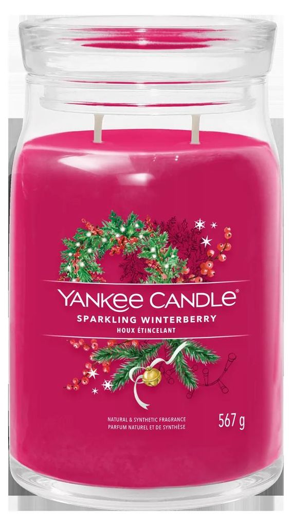 Yankee Candle Sparkling Winterberry 567 g Image du produit 