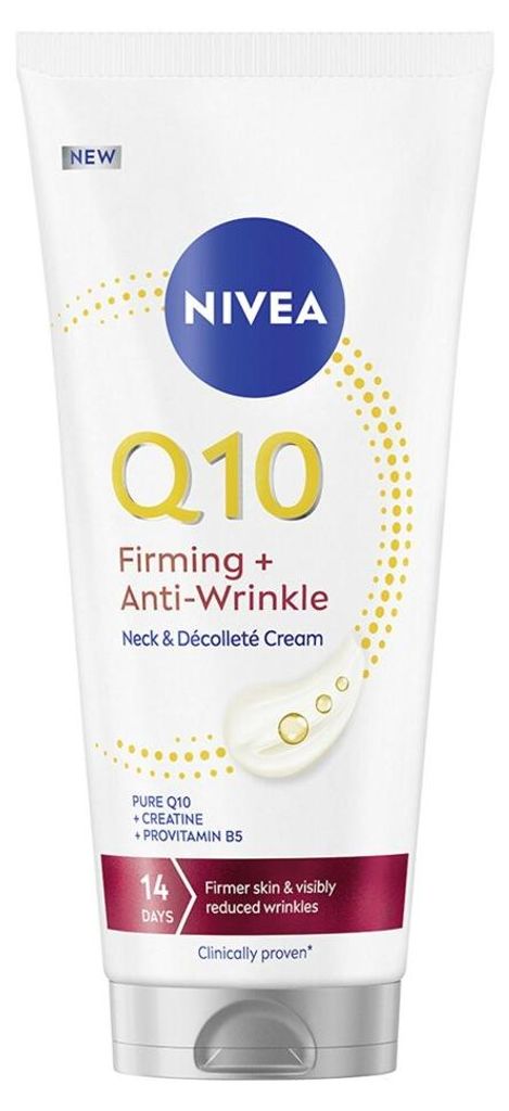 NIVEA Q10 Ujędrniający Przeciwzmarszczkowy Krem do Szyi i Dekoltu 200 ml