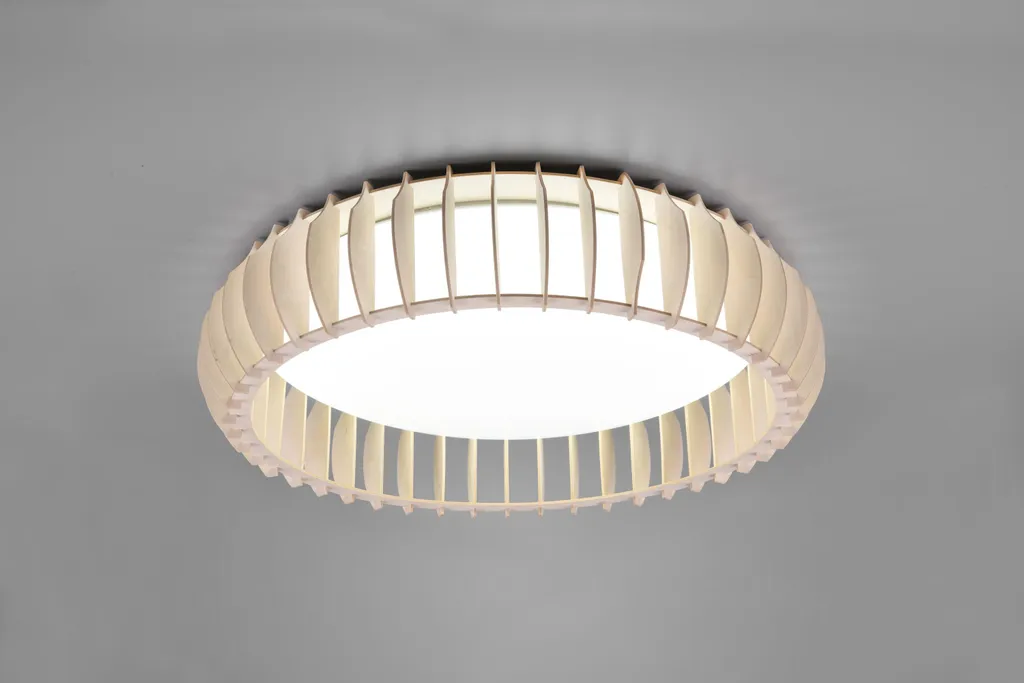 Plafonnier moderne à LED intégrées MONTE brun pour éclairage de salon - 16