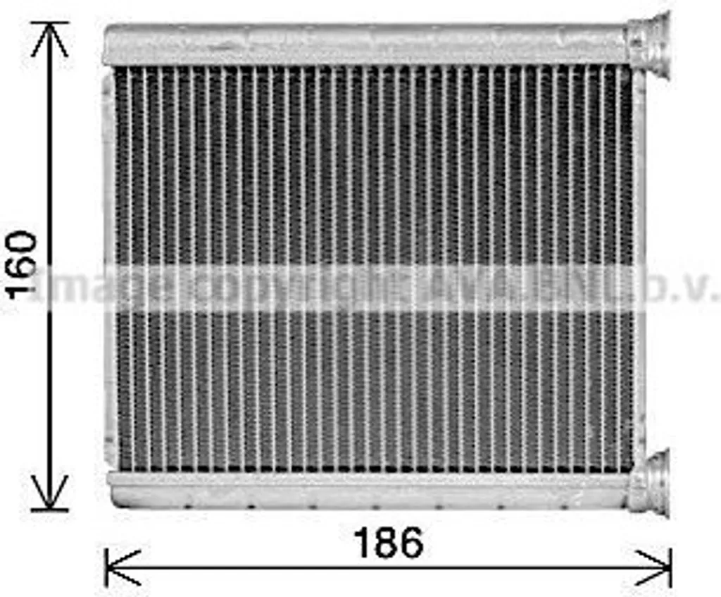 PRASCO DN6471 Échangeur de Chaleur Chauffage Micra V K14 OE 235045FA9E