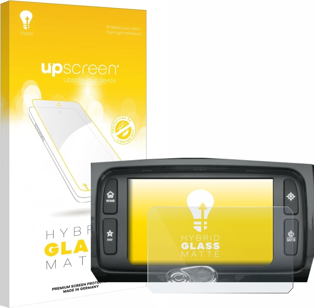 upscreen Entspiegelungs Schutzglas für Harley Davidson Boom Box 6.5 Schutzfolie Panzer Folie Glas Display Schutz matt