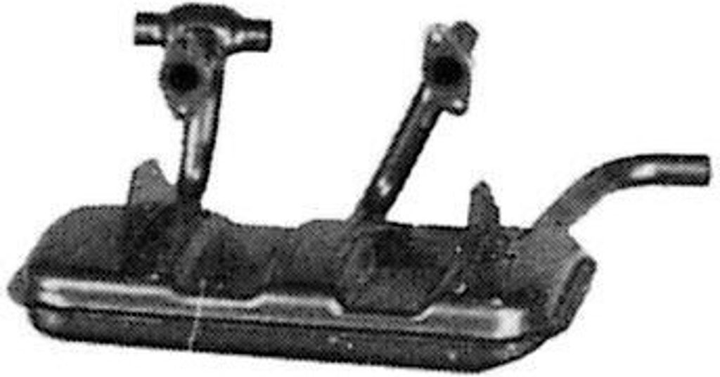 VEGAZ FTS-135 Endschalldämpfer für FIAT 126 (126) Auspuff