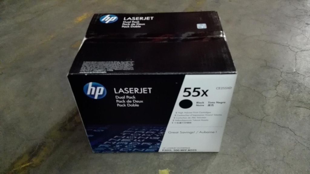 HP 55X 2er-Pack Schwarz Original LaserJet Tonerkartusche Produktbild 