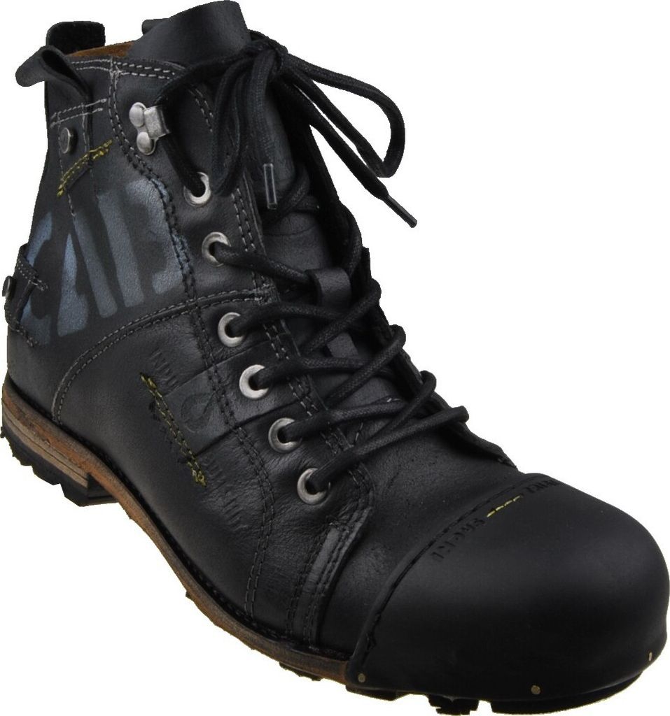 Yellow Cab Y15012 Industrial 1-A - Herren Schuhe Boots / Stiefel - 100-Black, Größe:41 EU