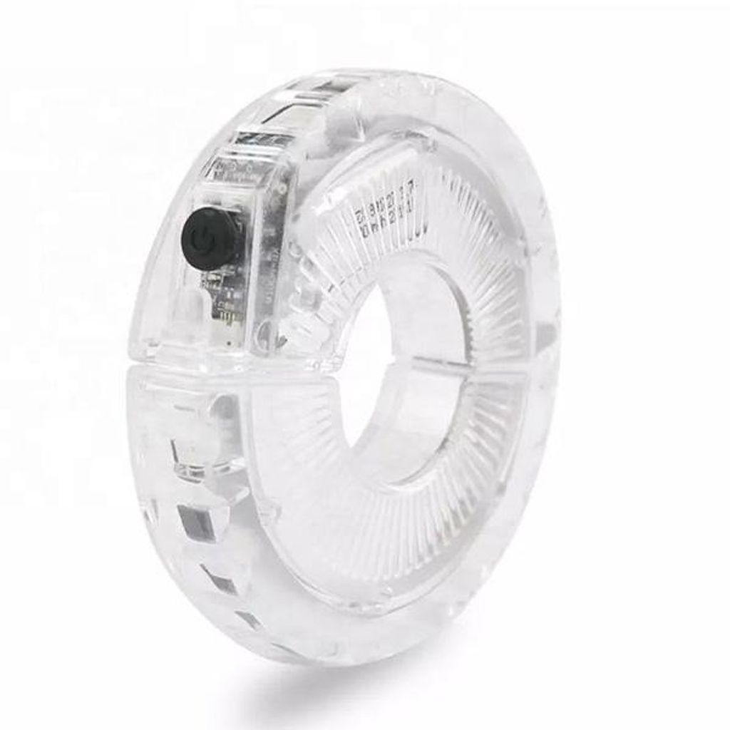 Fahrradlicht Nabenmontage ABS USB RGB LED kompakt 82 mm