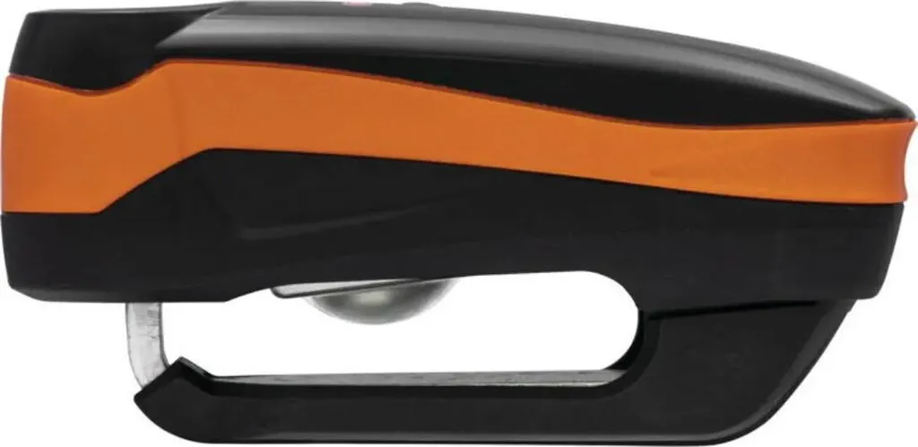 Abus 7000 RS1 Logo Orange : Bloque-disque Alarme haute sécurité Moto