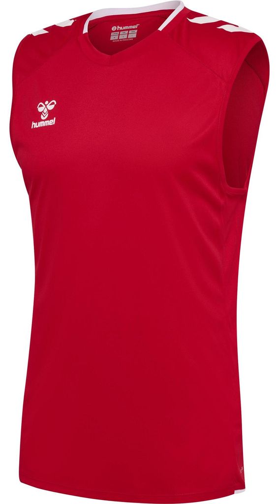 Hummel hmlCORE 2.0 JERSEY S/L - TRUE RED/WHITE, Größe:S