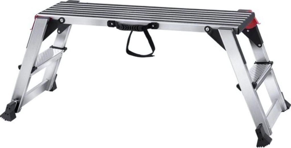 Rollhocker aus Aluminium – Klappbarer Rollhocker – 200kg Tragfähigkeit – Stabil – Handlich – Silber