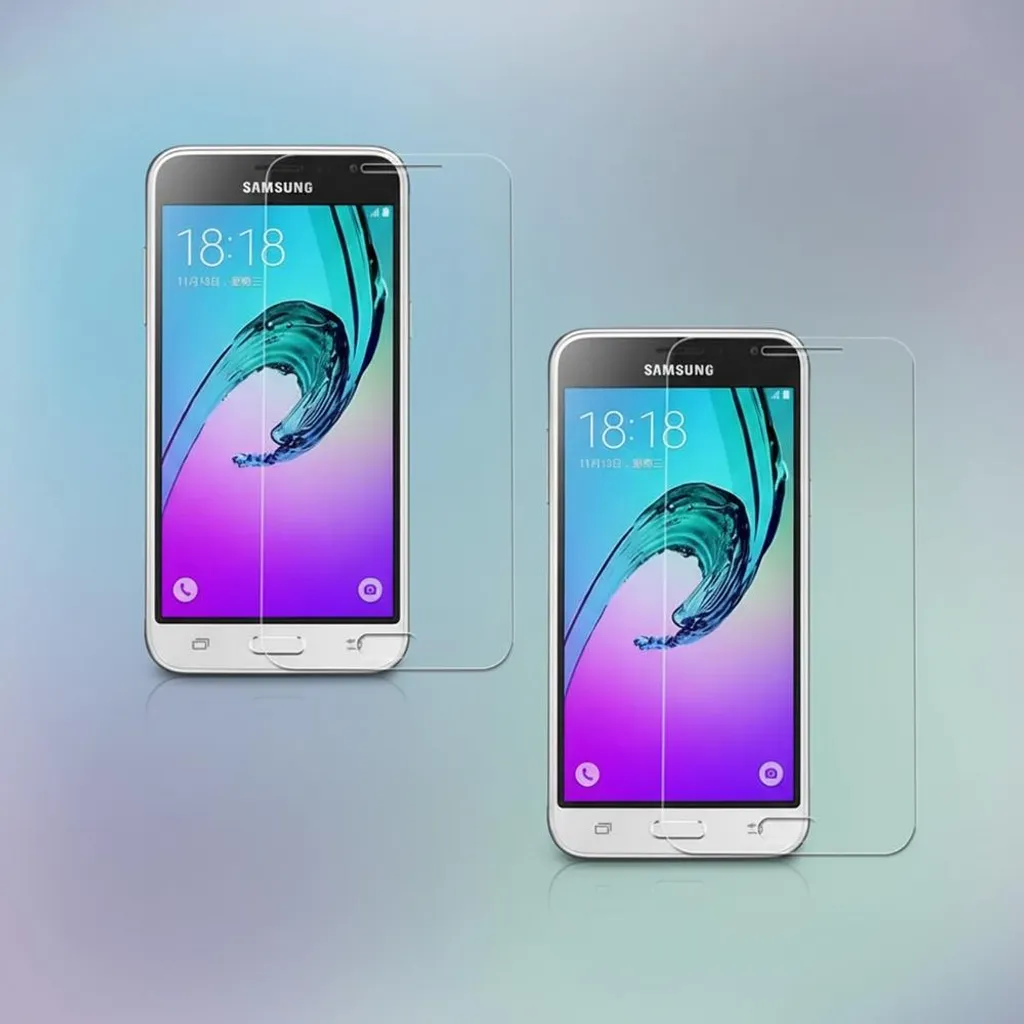 Offerta 2X Vetro Temperato Samsung Galaxy J1 Smartphone Proteggi Schermo