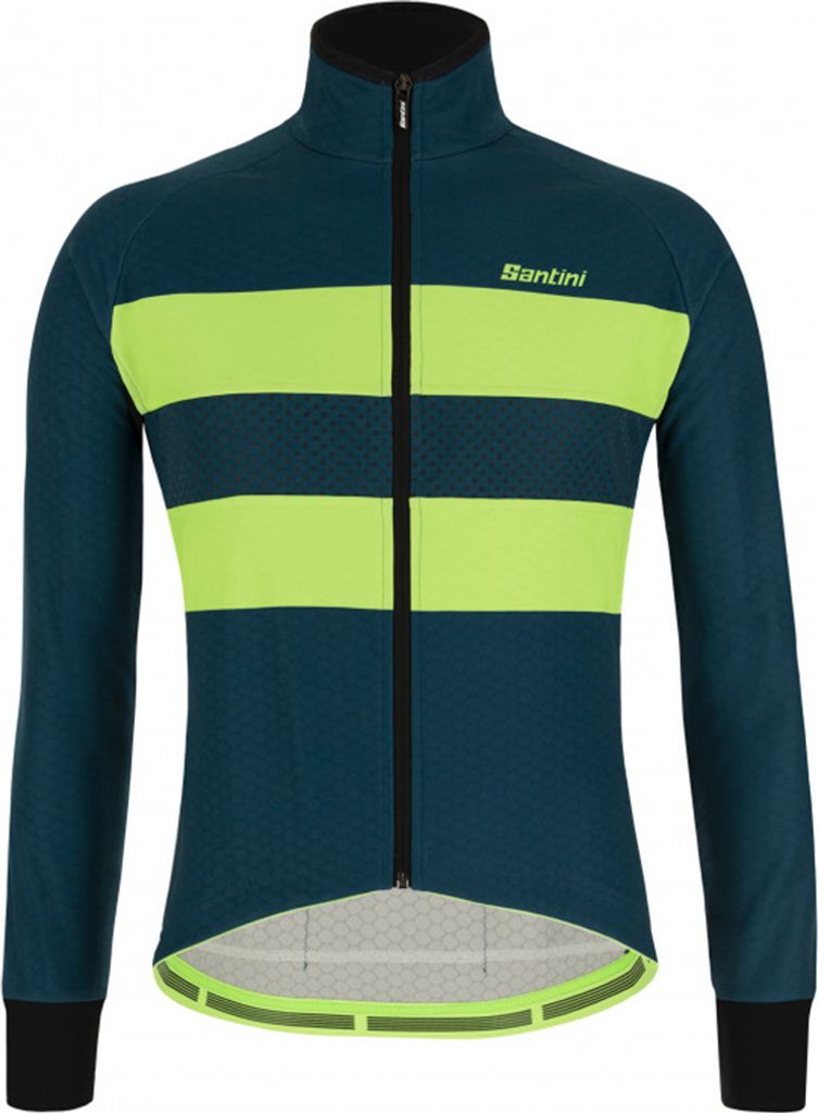 Santini Fahrrad-Thermojacke - COLORE BENGAL WINTER - Blau L