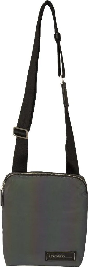 Petit sac bandoulière CK en polyester résistant format plat 22x27cm