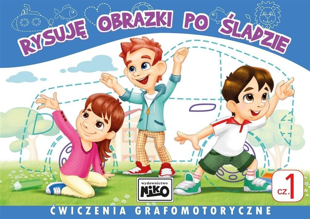 Rysuję Obrazki po Śladzie Część 1 - Ćwiczenia dla dzieci NIKO