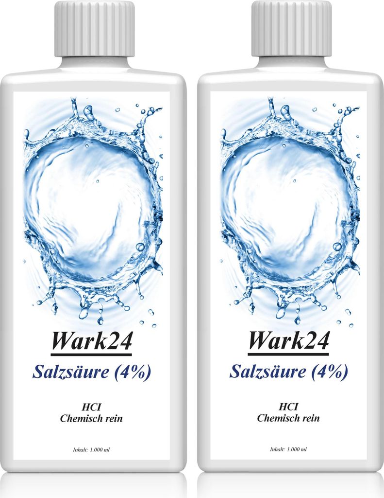 Wark24 Salzsäure (4%) 1L zur Entfernung von Kalk, Rost und Produktbild 
