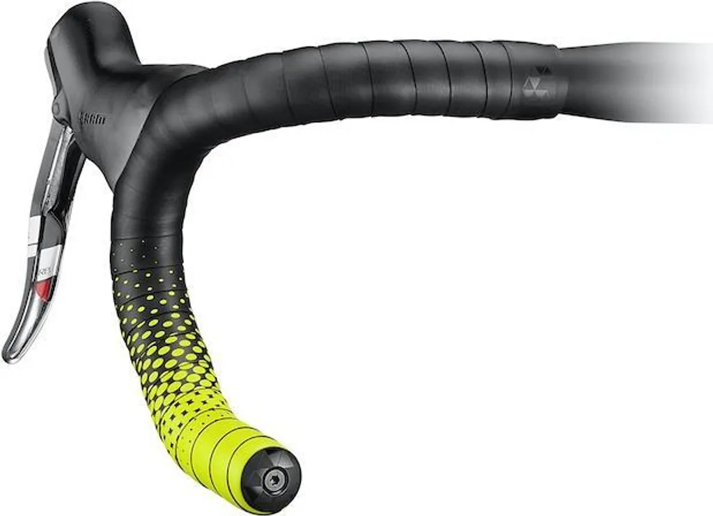 Ruban de cintre Ciclovation Advanced Leather Touch Fusion Noir Jaune