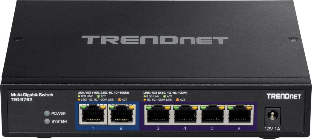 TrendNet TEG-S762 TRENDnet 6-Port 10G Switch Immagine del prodotto 